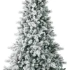 Intratuin Künstlicher Weihnachtsbaum Mesa mit Schnee grün D 140 H 210 cm