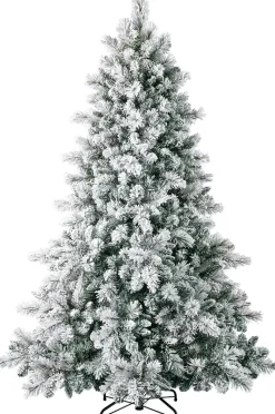 Intratuin Künstlicher Weihnachtsbaum Mesa mit Schnee grün D 140 H 210 cm