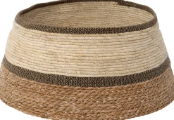 Intratuin Korb für Weihnachtsbaum Fleur naturell/braun D 57 H 26 cm