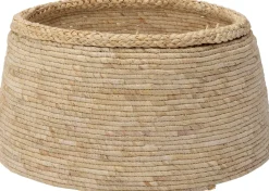 Intratuin Korb für Weihnachtsbaum Fleur naturell D 57 H 26 cm