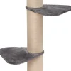 Intratuin Kratzbaum XXL grau 48,5 x 48,5 x 157 cm