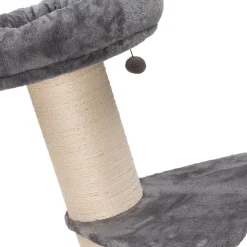 Intratuin Kratzbaum XXL grau 48,5 x 48,5 x 157 cm