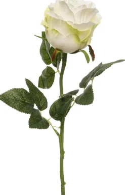 Intratuin Kunstblume Rose weiß H 58 cm