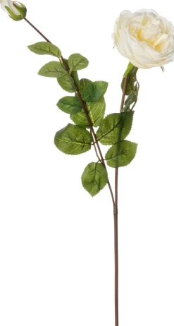 Intratuin Kunstblume Rose weiß 73 cm