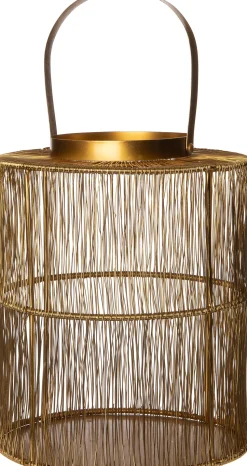 Intratuin Laterne gold 47,5 x 42,5 x 27,5 cm