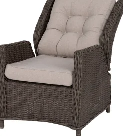 Intratuin Loungesessel verstellbar Sanur dunkelbraun