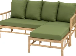 Intratuin Loungesofa Fleur 3-Sitzer Bambus