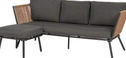 Intratuin Loungesofa Iris 3-Sitzer Iris mit Chaiselongue natur