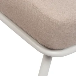 Intratuin Loungesofa 3-Sitzer Iris mit Chaiselongue natur / weiß