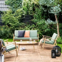 Intratuin Loungesofa 2-Sitzer Narvik Akazie