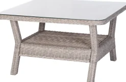 Intratuin Loungetisch Sanur braun 110 x 110 x 63 cm