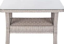 Intratuin Loungetisch Sanur braun 110 x 110 x 63 cm