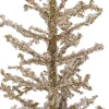 Intratuin mini Künstlicher Weihnachtsbaum Kristal gold met 60 warmweißen Lämpchen D 38 H 61 cm