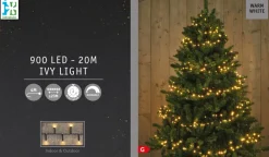 Intratuin Mini-Lichterkette Ivy 20 m mit 900 LEDs warmweiß