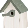 Intratuin Nistkasten Kohlmeise weiß / grün 19 x 19 x 30 cm