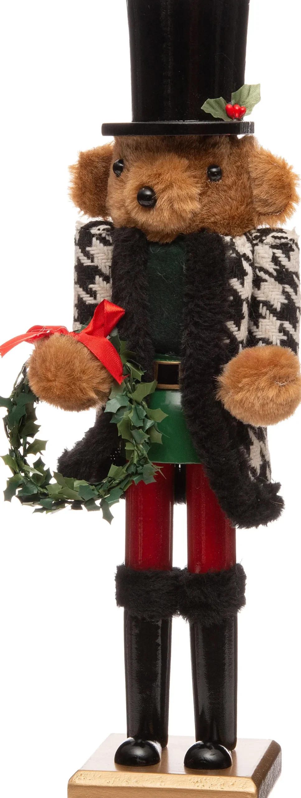 Intratuin Nussknacker Bär schwarz 11 x 10 x 38 cm