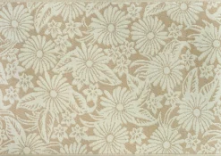 Intratuin Outdoor-Teppich Bloom beige 180 x 120 cm