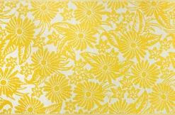 Intratuin Outdoor-Teppich Bloom gelb 180 x 120 cm
