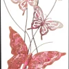 Intratuin Outdoor-Wanddeko Schmetterling rosa / weiß 28,5 x 74 x 4 cm