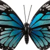 Intratuin Outdoor-Wanddeko Schmetterling blau 47 x 33 x 3 cm