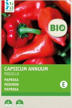 Intratuin Paprika (Capsicum annuum 'Piquillo') (BIO) Samen