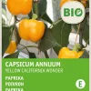 Intratuin Paprika (Capsicum annuum 'Yellow California Wonder') (BIO) Samen