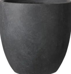 Intratuin Pflanzkübel Eiform D 35 H 34 cm anthrazit