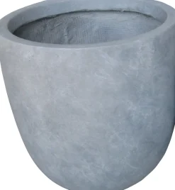 Intratuin Pflanzkübel Eiform D 43 H 41 cm grau