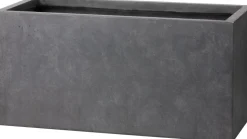 Intratuin Pflanzkübel Kasten 79 x 37 x 37 cm anthrazit