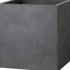 Intratuin Pflanzkübel Kubus 55 x 55 x 47 cm anthrazit