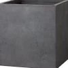 Intratuin Pflanzkübel Kubus 23 x 23 x 23 cm anthrazit