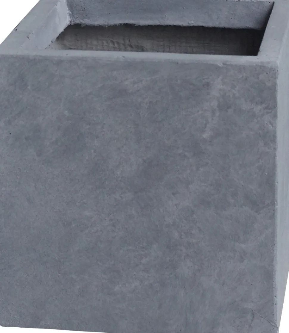 Intratuin Pflanzkübel Kubus 55 x 55 x 47 cm hellgrau