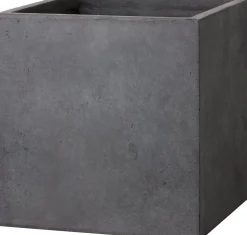 Intratuin Pflanzkübel Kubus 34 x 34 x 30 cm anthrazit