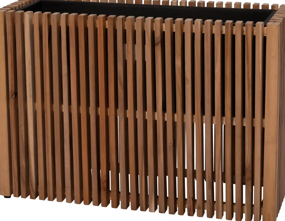 Intratuin Pflanzkübel Latten natur 73 x 27 x 50 cm