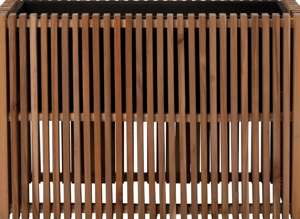 Intratuin Pflanzkübel Latten natur 73 x 27 x 50 cm