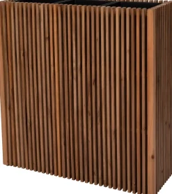 Intratuin Pflanzkübel Latten natur 90 x 33 x 90 cm