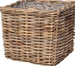 Intratuin Pflanzkorb Antik natur 27 x 27 x 25 cm