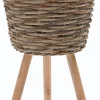 Intratuin Pflanzkorb auf Füßen Holz 27 x 27 x 45 cm