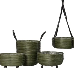 Intratuin Pflanzkorb Dewi grün D 29 H 41 cm