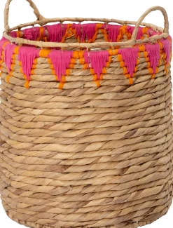 Intratuin Pflanzkorb Maci naturell / rosa D 33 H 40 cm