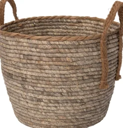 Intratuin Pflanzkorb Maja grau / naturelD 31 H 25 cm