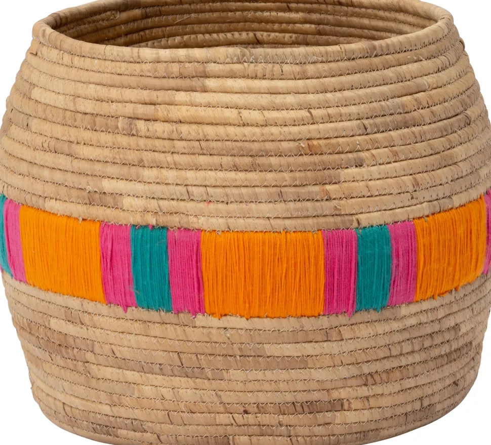 Intratuin Pflanzkorb Moya naturell / orange D 43 H 35 cm