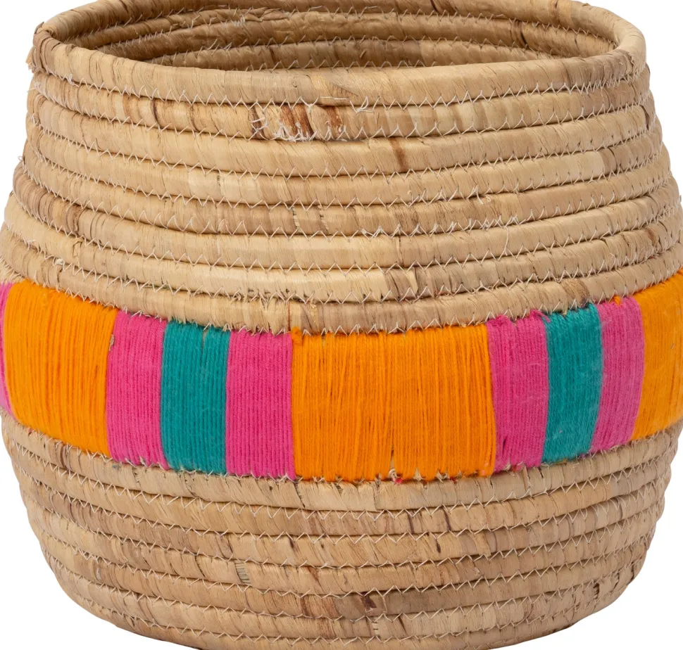 Intratuin Pflanzkorb Moya naturell / orange D 30 H 26 cm