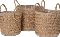 Intratuin Pflanzkorb Olin natur D 23 H 34 cm