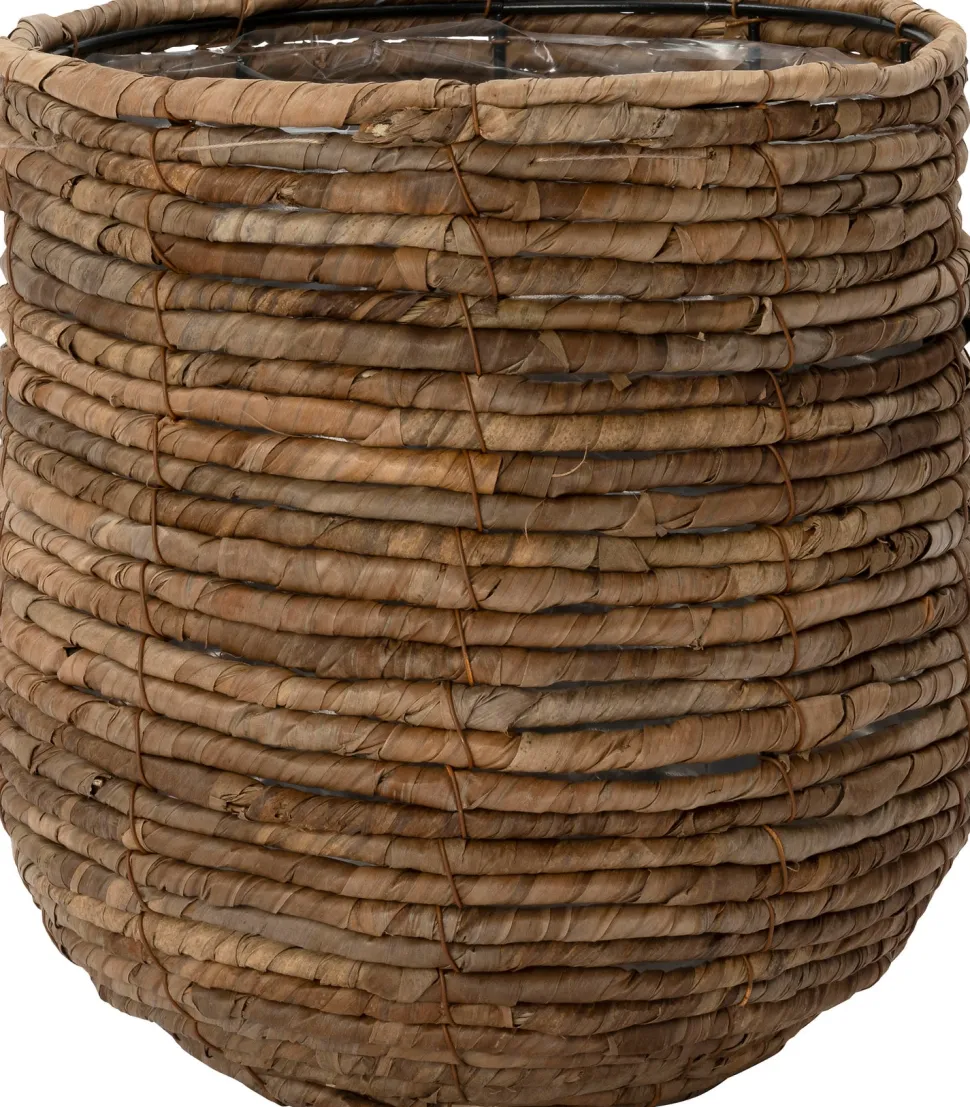 Intratuin Pflanzkorb Ratna natur D 19 H 23 cm