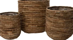 Intratuin Pflanzkorb Ratna natur D 19 H 23 cm