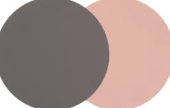 Intratuin Placemat Polly 2er-Set rund grau D 38 cm