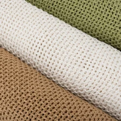 Intratuin plaid Ive taupe 130 x 170 cm