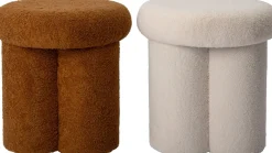 Intratuin Poef Suze braun D 44 H 44 cm