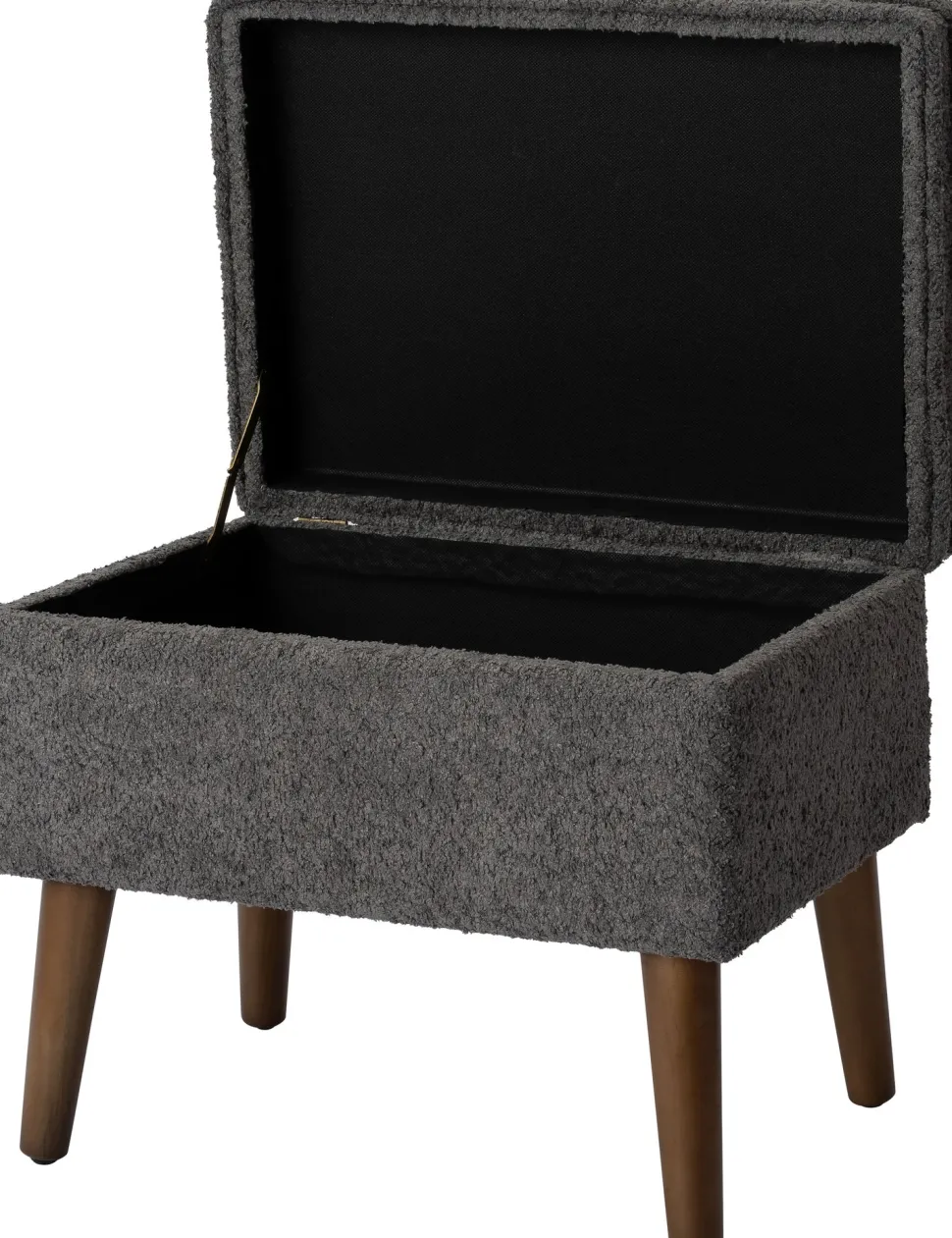 Intratuin Pouf Ned grau 48 x 36 x 40 cm